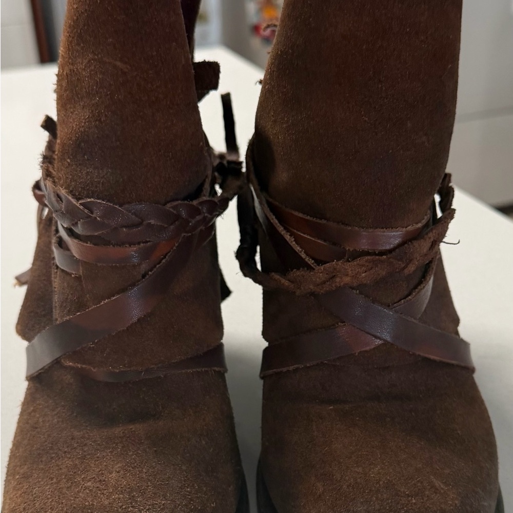 Frye Rustic Brown Ankle Booties - Picture 5 of 5